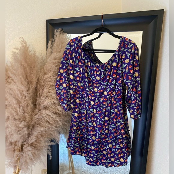 ModCloth Dress Harvest Print - Picture 1 of 2